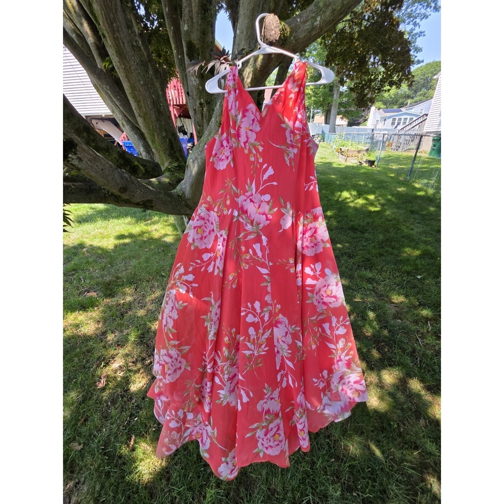Sz 18- Robbie Bee Maxi Asymmetrical Dress Vtg 90s Y2K Fairy